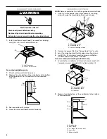 Предварительный просмотр 8 страницы Whirlpool EXTKIT18FS Installation Instructions And Use & Care Manual