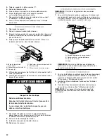 Предварительный просмотр 22 страницы Whirlpool EXTKIT18FS Installation Instructions And Use & Care Manual