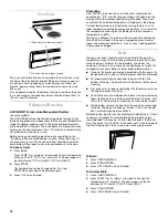 Preview for 12 page of Whirlpool F378LXK Use And Care Manual