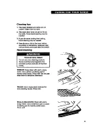 Preview for 23 page of Whirlpool FEC330B Important Instructions Manual