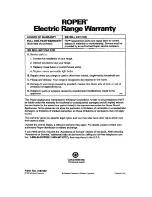 Preview for 30 page of Whirlpool FEC330B Important Instructions Manual