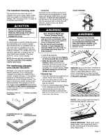 Preview for 11 page of Whirlpool FEC350V Use And Care Manual