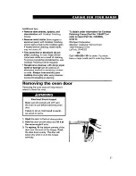 Preview for 21 page of Whirlpool FEP314B Important Instructions Manual