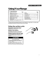 Preview for 7 page of Whirlpool FEP330Y Use And Care Manual