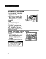 Preview for 10 page of Whirlpool FEP330Y Use And Care Manual