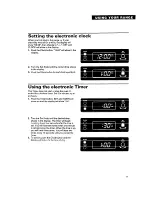 Preview for 11 page of Whirlpool FEP330Y Use And Care Manual