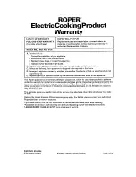 Preview for 28 page of Whirlpool FEP330Y Use And Care Manual