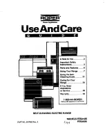 Whirlpool FES310B Use And Care Manual preview