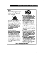 Preview for 5 page of Whirlpool FES310B Use And Care Manual