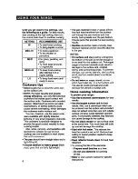 Preview for 8 page of Whirlpool FES310B Use And Care Manual