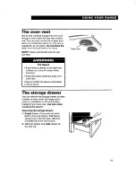 Preview for 19 page of Whirlpool FES310B Use And Care Manual