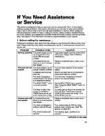 Preview for 29 page of Whirlpool FES310B Use And Care Manual