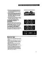 Preview for 21 page of Whirlpool FES310Y Use And Care Manual