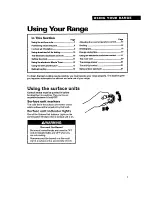 Preview for 7 page of Whirlpool FES355Y Use And Care Manual