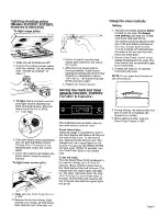 Preview for 5 page of Whirlpool FGC355V Use And Care Manual