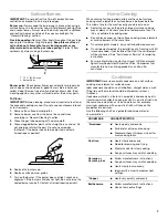 Preview for 7 page of Whirlpool FGP300K0 Use And Care Manual