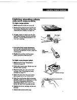 Preview for 11 page of Whirlpool FGP315B Use And Care Manual