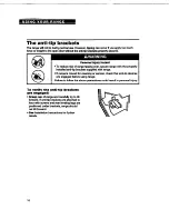 Preview for 16 page of Whirlpool FGP315B Use And Care Manual