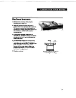 Preview for 19 page of Whirlpool FGP315B Use And Care Manual