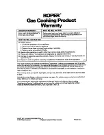 Preview for 24 page of Whirlpool FGP357Y Use And Care Manual