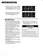 Preview for 14 page of Whirlpool FGS385B Use And Care Manual