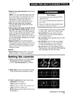 Preview for 21 page of Whirlpool FGS385B Use And Care Manual