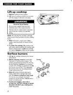 Preview for 24 page of Whirlpool FGS385B Use And Care Manual