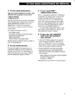 Preview for 31 page of Whirlpool FGS385B Use And Care Manual