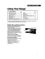 Preview for 7 page of Whirlpool FGS387Y Important Safety Instructions Manual