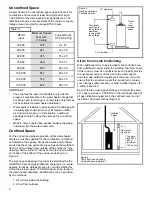 Предварительный просмотр 8 страницы Whirlpool FLAME LOCK 315420-000 Installation And Use Manual