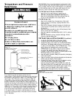 Предварительный просмотр 14 страницы Whirlpool FLAME LOCK 315420-000 Installation And Use Manual