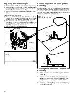 Предварительный просмотр 22 страницы Whirlpool FLAME LOCK 315420-000 Installation And Use Manual