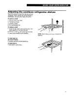 Предварительный просмотр 9 страницы Whirlpool Freezer Refrigerator Use And Care Manual