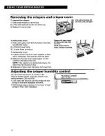 Предварительный просмотр 12 страницы Whirlpool Freezer Refrigerator Use And Care Manual