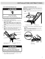 Preview for 7 page of Whirlpool FRENCH DOOR BOTTOM MOUNT REFRIGERATOR Use & Care Manual