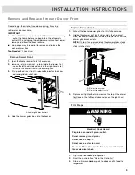 Preview for 9 page of Whirlpool FRENCH DOOR BOTTOM MOUNT REFRIGERATOR Use & Care Manual