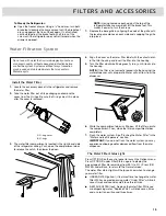 Preview for 15 page of Whirlpool FRENCH DOOR BOTTOM MOUNT REFRIGERATOR Use & Care Manual