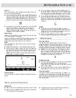 Preview for 21 page of Whirlpool FRENCH DOOR BOTTOM MOUNT REFRIGERATOR Use & Care Manual