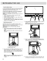 Preview for 22 page of Whirlpool FRENCH DOOR BOTTOM MOUNT REFRIGERATOR Use & Care Manual