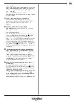 Preview for 7 page of Whirlpool FreshCare WFWDC96 User Manual