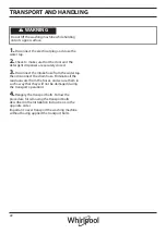 Preview for 22 page of Whirlpool FRR12451 User Manual