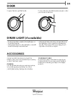 Предварительный просмотр 13 страницы Whirlpool FSCR 10431 Health & Safety, Use & Care And Installation Manual