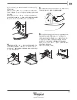 Предварительный просмотр 39 страницы Whirlpool FSCR 10431 Health & Safety, Use & Care And Installation Manual