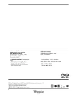 Предварительный просмотр 16 страницы Whirlpool FSCR10431 Reference Manual