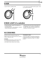 Предварительный просмотр 11 страницы Whirlpool FSCR12420 Health & Safety, Use & Care And Installation Manual