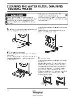 Предварительный просмотр 34 страницы Whirlpool FSCR12420 Health & Safety, Use & Care And Installation Manual