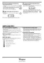 Предварительный просмотр 4 страницы Whirlpool FSCR70212 Daily Reference Manual