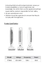 Preview for 12 page of Whirlpool FT9901 User Manual