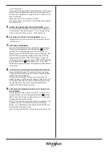 Preview for 4 page of Whirlpool FWDG96148SBS ZA Daily Reference Manual