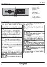 Предварительный просмотр 6 страницы Whirlpool FWG81284SBS EG User Manual